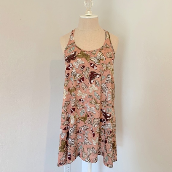H&M Butterfly Print Racerback Mini Dress - Picture 1 of 8